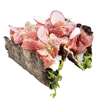 Taco de atún
