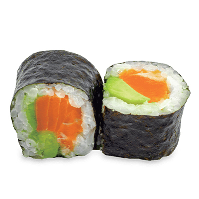 Maki Salmón y Aguacate