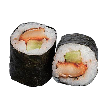 Maki anguila y aguacate