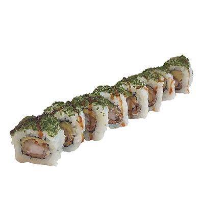 Langostino rollo alga