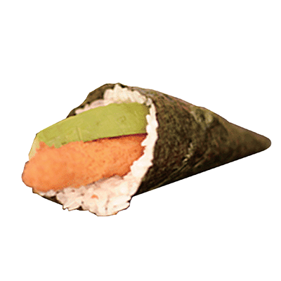 Temaki langostino frito