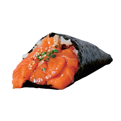 Temaki salmón spicy