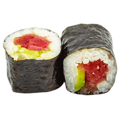 Maki de atún y aguacate