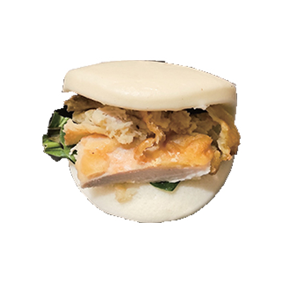 Bao de pollo frito